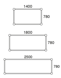Single Width Frame
