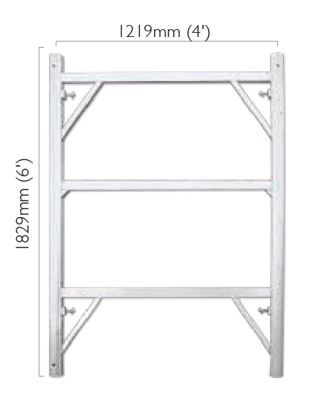 ALUMINIUM SHORING FRAMES (#162)