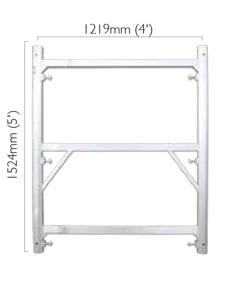 ALUMINIUM SHORING FRAMES (#163)