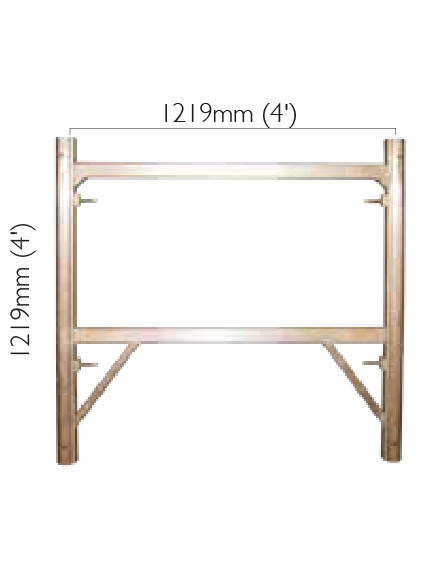 ALUMINIUM SHORING FRAMES (#169)