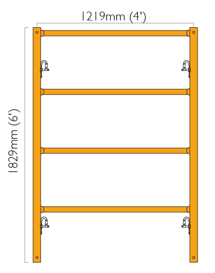 STEEL SHORING FRAMES (#75)