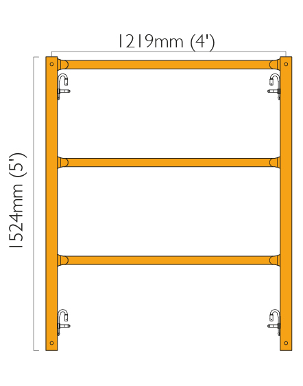 STEEL SHORING FRAMES (#76)