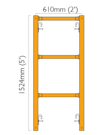 STEEL SHORING FRAMES (#80)