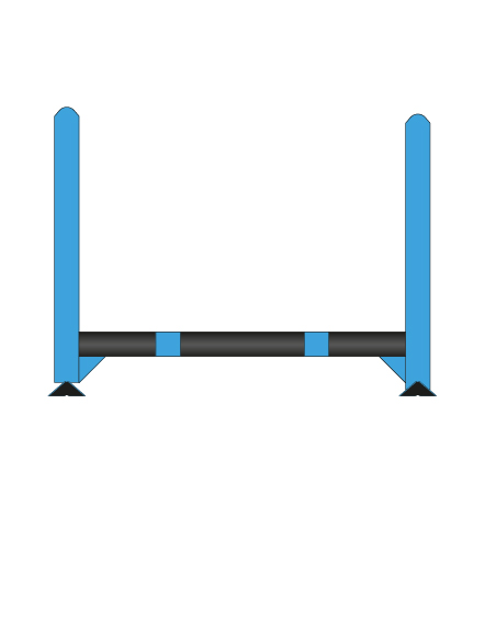 SQUARE STORAGE RACK (#128)